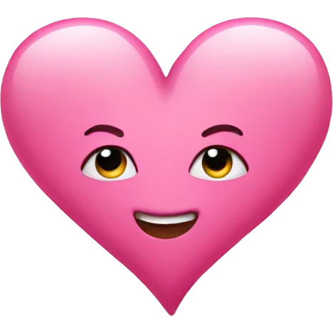 Heart pink  emoji
