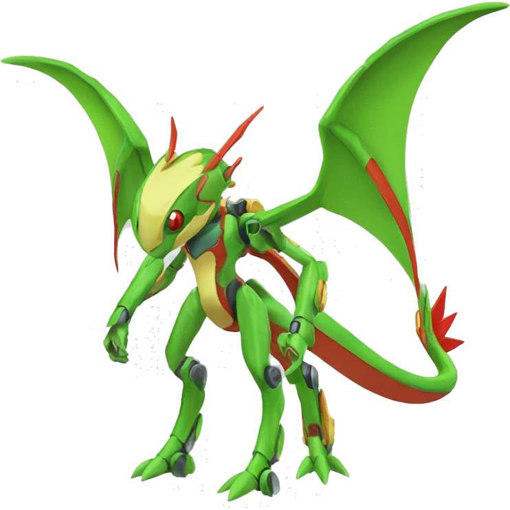 Mechanical Flygon-dragon-Medabot-Mecha full body emoji