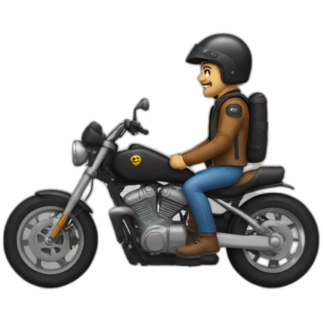 Motobiker emoji