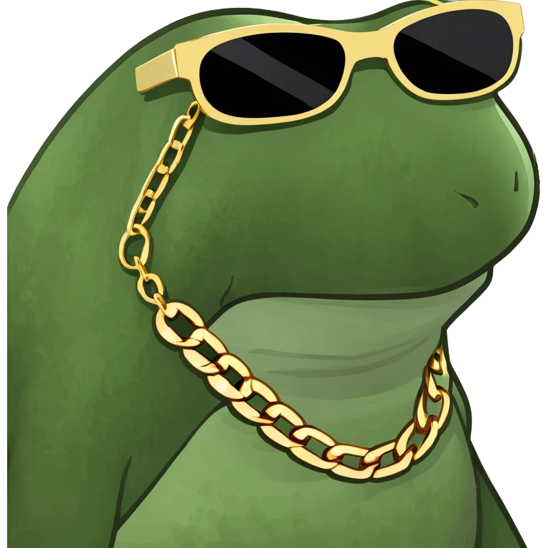frog with drip emoji