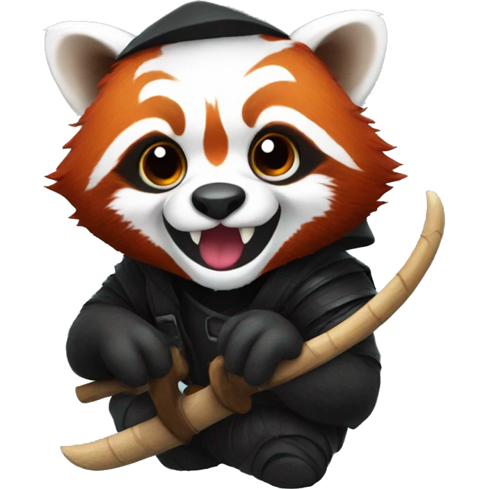 red panda reaper emoji