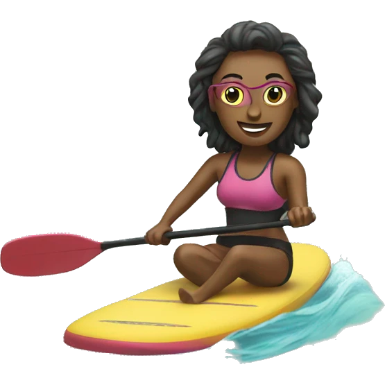 Paddle boarding  emoji