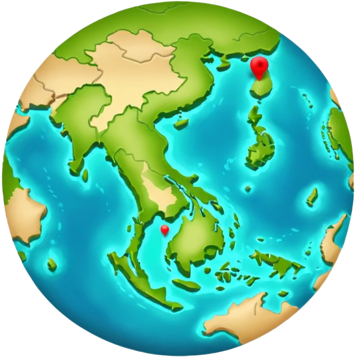 a vietnam map with no other countries around it emoji