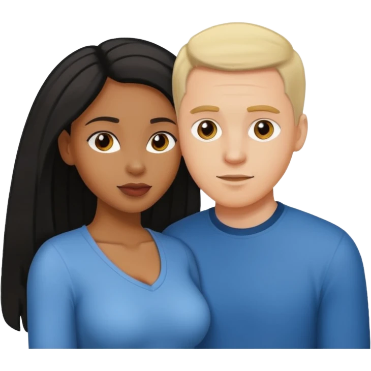 Black girl doggystyle sex with white man emoji