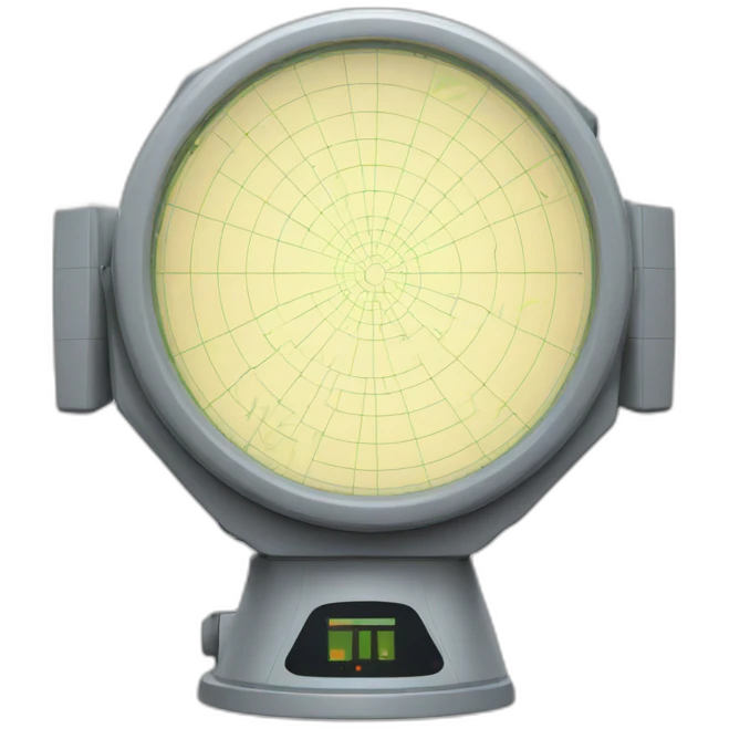 radar display scan emoji