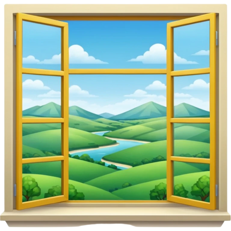 Windows with outdoor view emoji