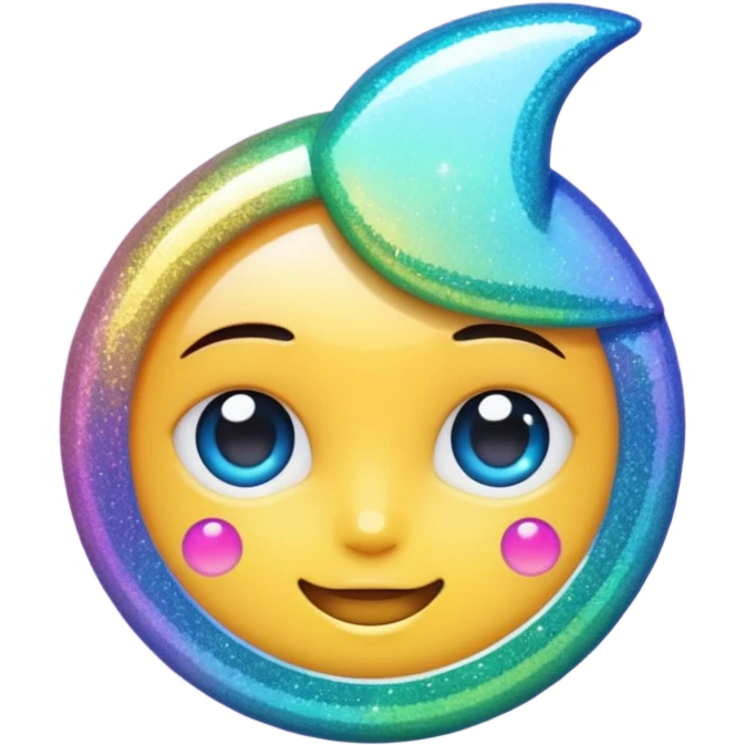 Glitter glitch  emoji