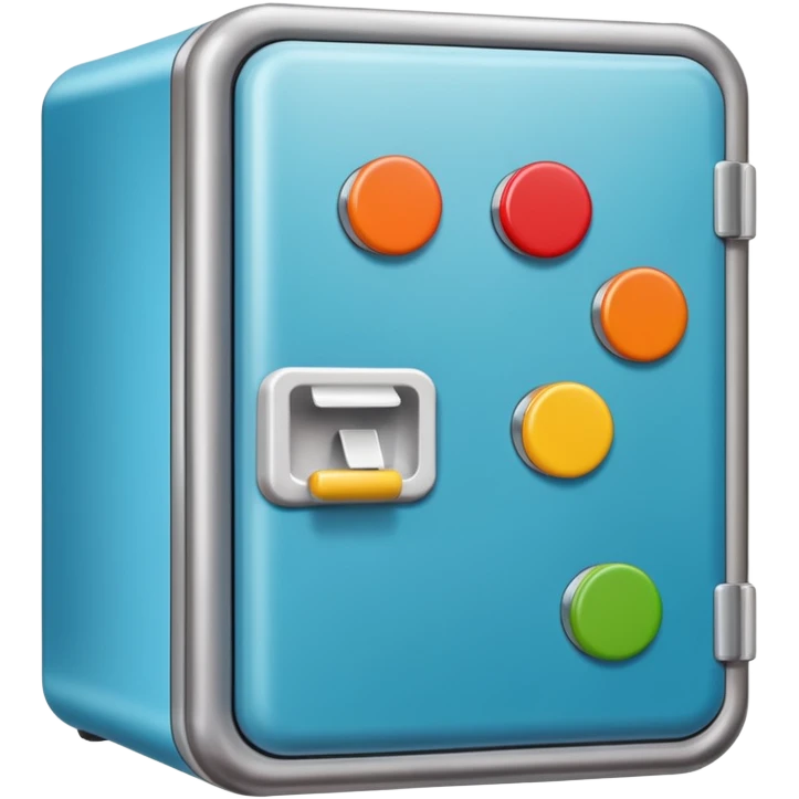 fridge with lots of magnets emoji