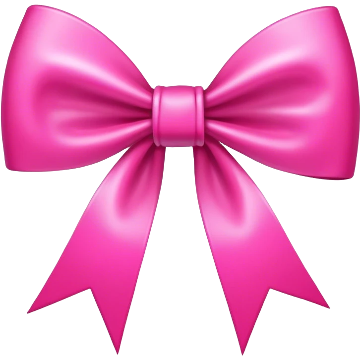 #10 hot pink with a bow emoji