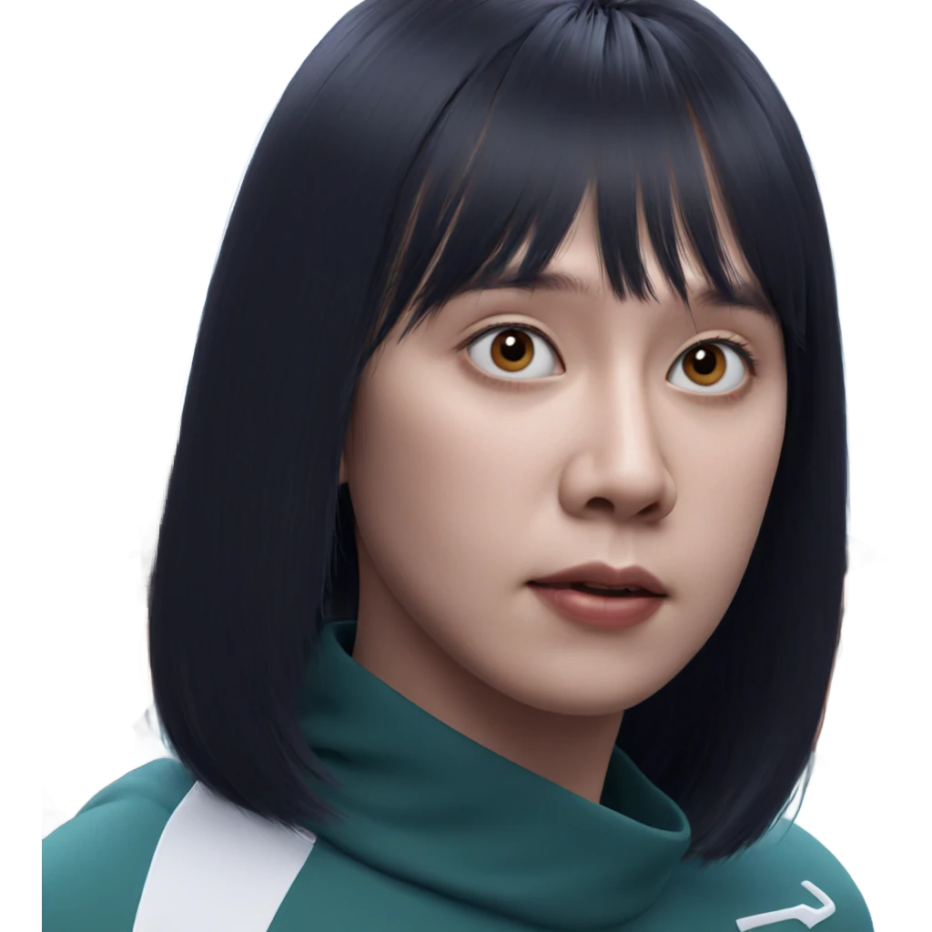 realistic portrait of girl emoji