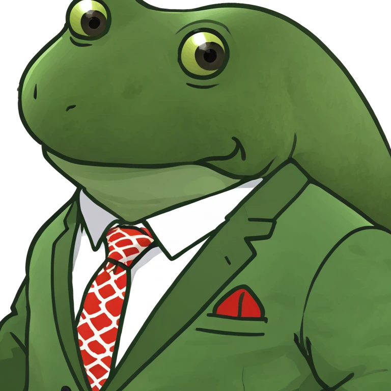 bufo in a japanese suit emoji