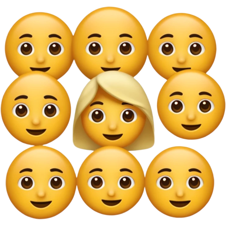 Sus işareti yapan yüz emoji