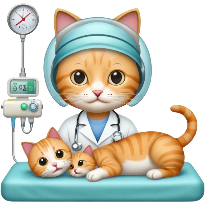 emergency surgeries on cats emoji
