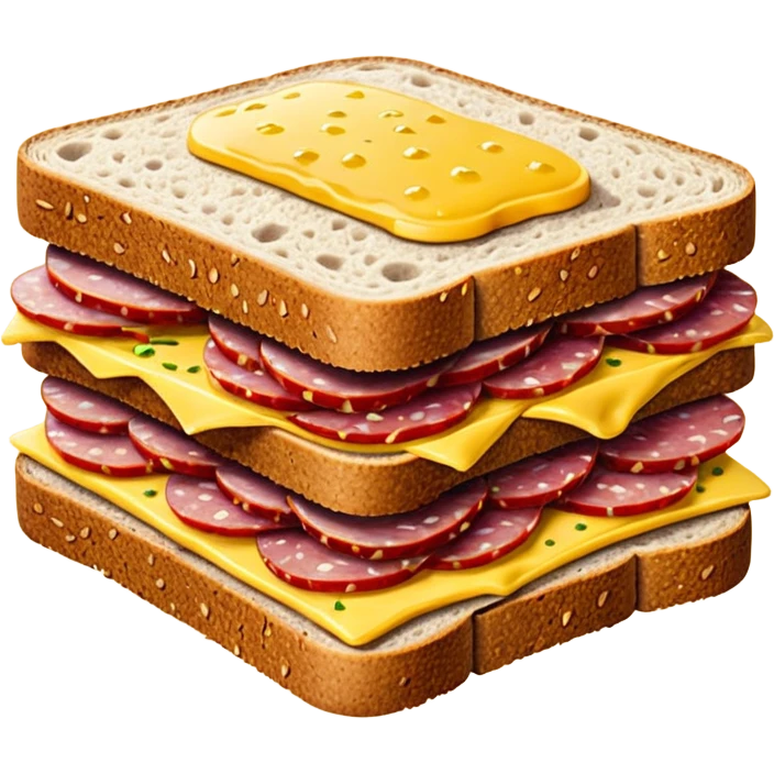 Salami sandwich emoji