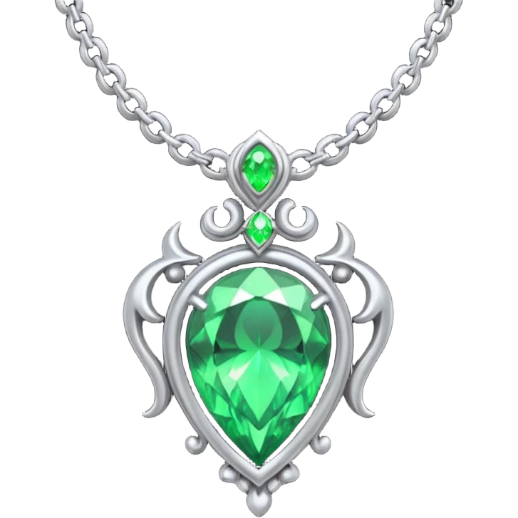 haunted necklace emoji