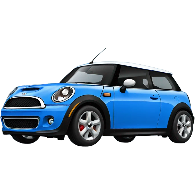 Blue Mini Cooper emoji