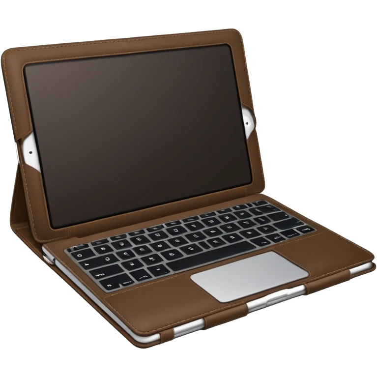 Notebook da apple em tons marrom  emoji