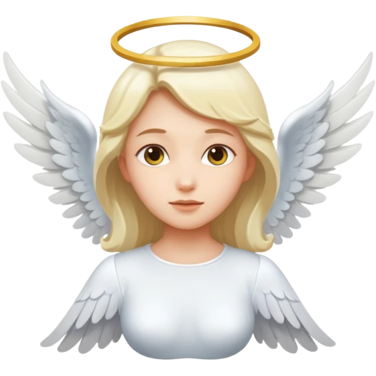 angel floating emoji