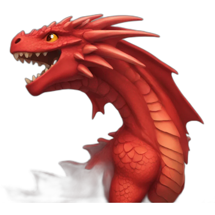 red draghon emoji