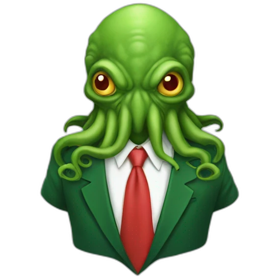 Trump as cthulhu emoji