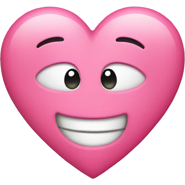 Pink heart emoji emoji