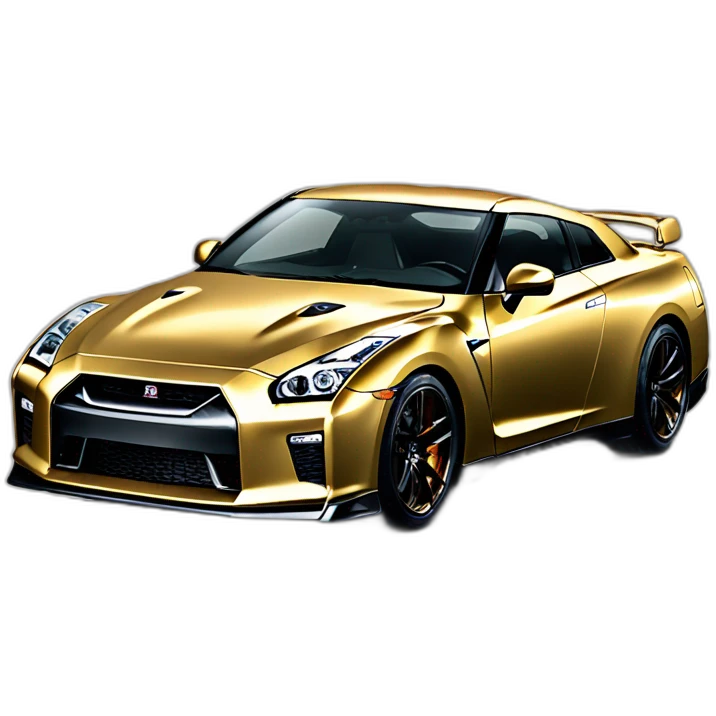 GT-R fully 24K gold emoji