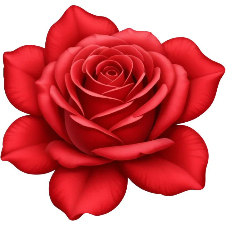 Rose petals falling from a rose emoji
