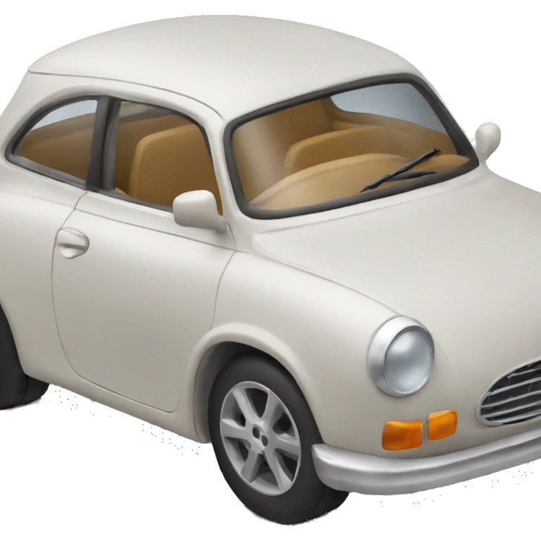 Car with eigel emoji
