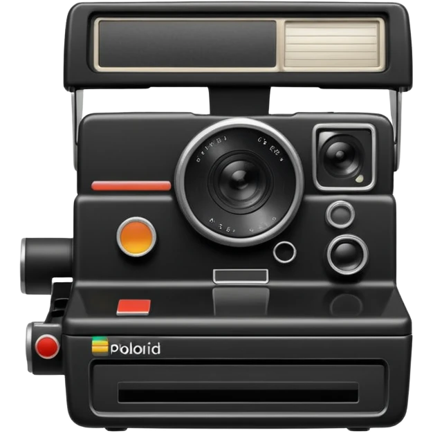 vintage polaroid camera emoji