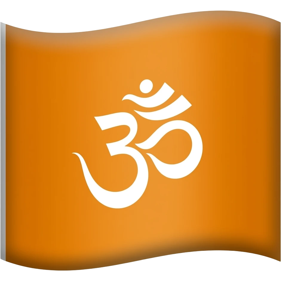 I want orange flag emoji represents hinduism emoji emoji