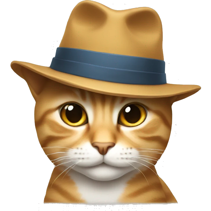 Cat with a hat emoji
