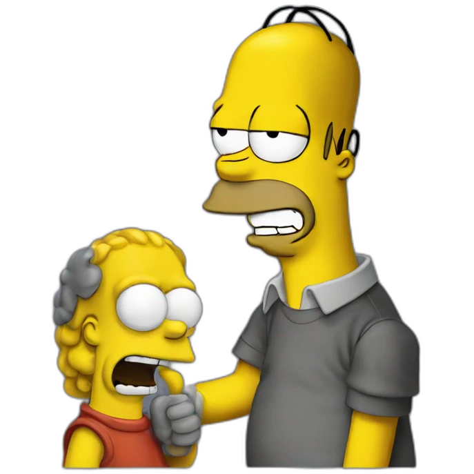 Homer avec bart emoji
