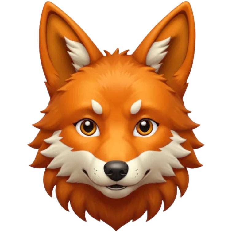 orange wolf emoji