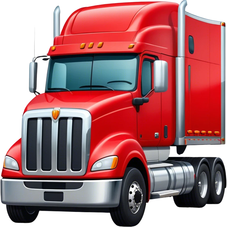 Semi truck  emoji