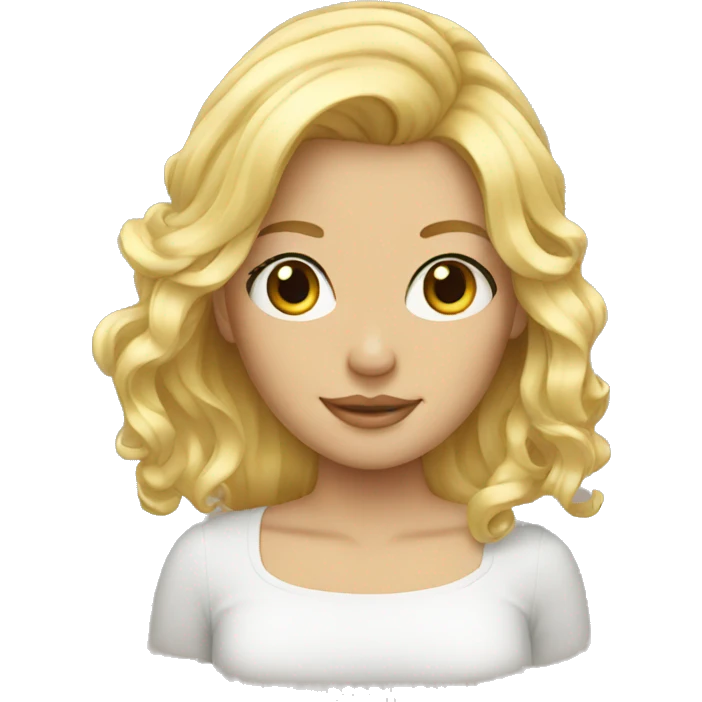 BLONDE HAIR  emoji