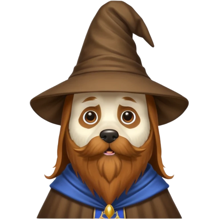 Dog wizard emoji