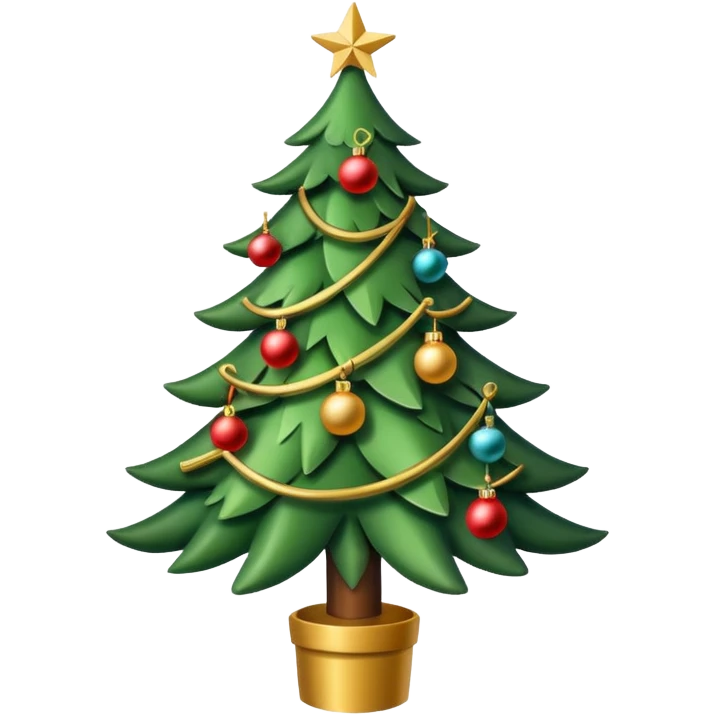елочка новогодняя emoji