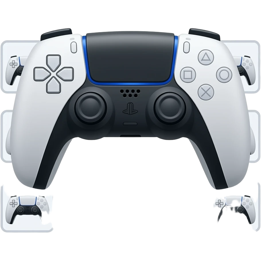 icone avec a l interieur des petite photo qui montre des screen de jeux video ps5 emoji