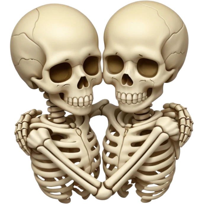 Skull hug  emoji