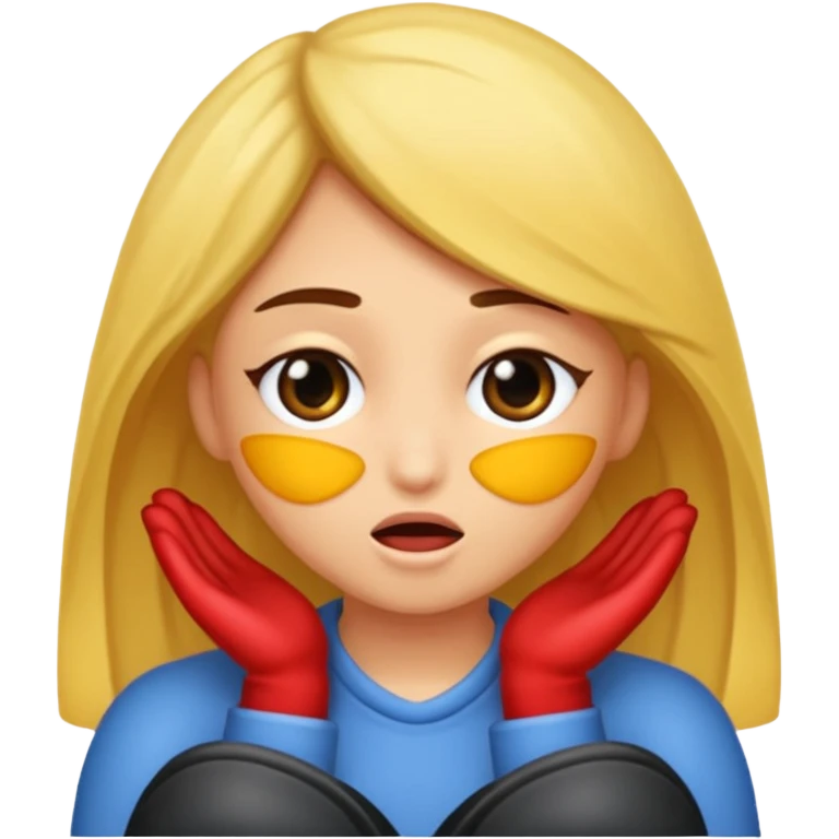 Female Oral sex with man licking penis emoji