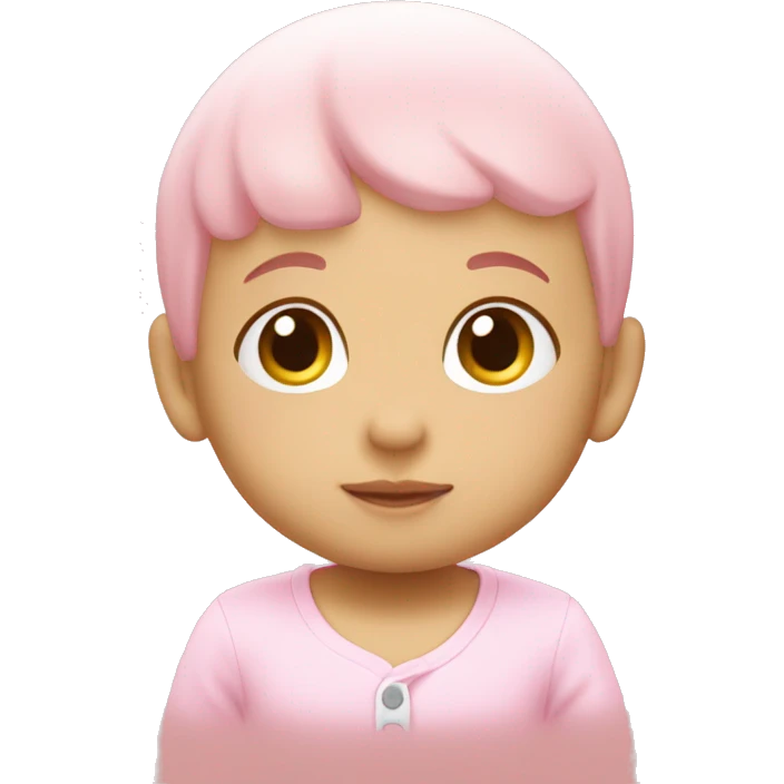 Baby pink Sonny angel  emoji