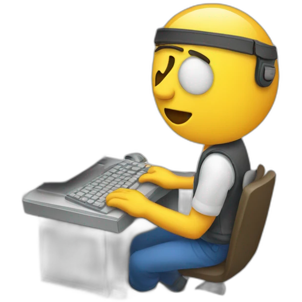 computer man emoji