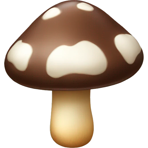 chocolate mushroom emoji
