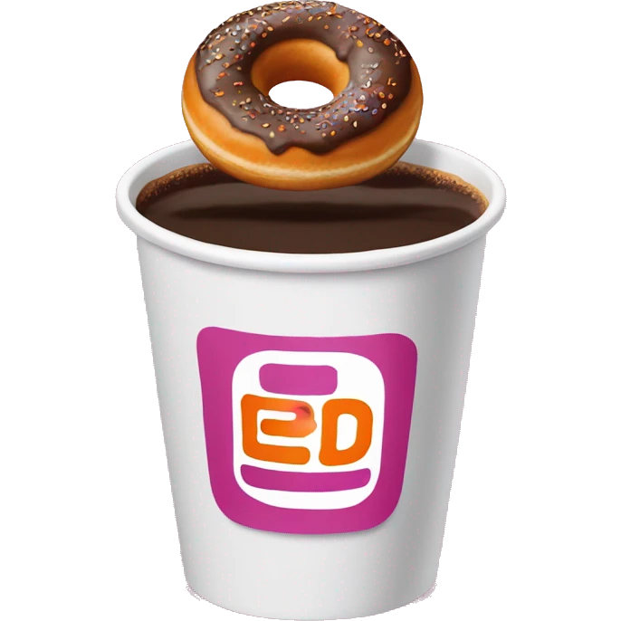 Dunkin’ Donuts coffee emoji