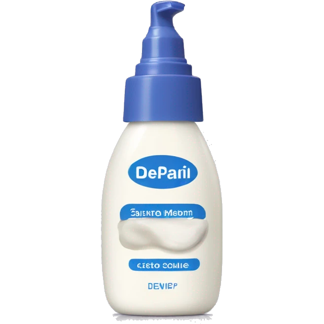depilatory cream bottle emoji