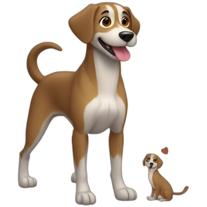 chien sur loutre emoji