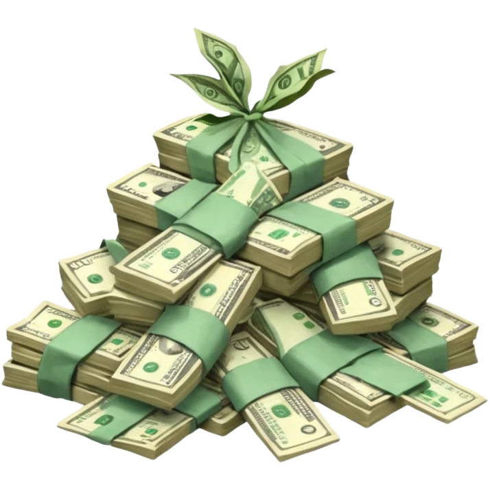 Dinheiro pouco emoji