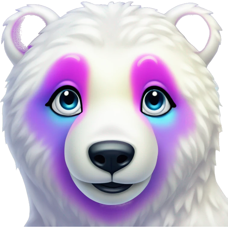 lisa frank polar bear full emoji