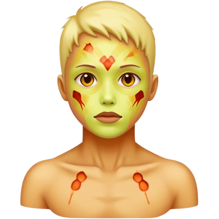 Radioactive person emoji