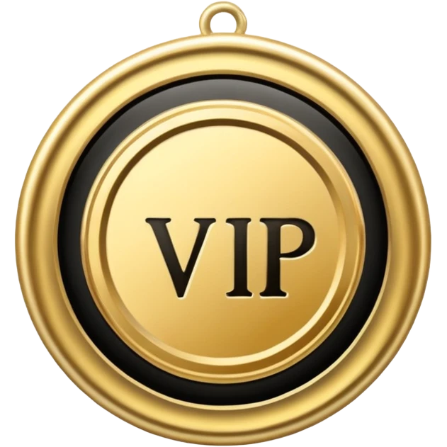 VIP BADGE MAKE SURE IT SAYS V I P NOTHING ELSE emoji